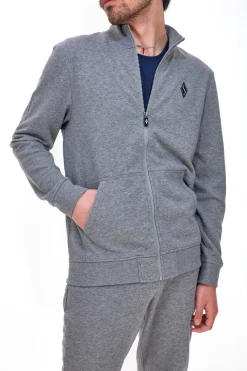 Felpa Garzata Skechers The Hoodler Hoodie Go Walk Grigia