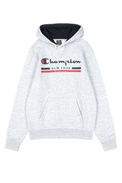 Felpa Grigia Con Cappuccio Champions Hooded Sweatshirt