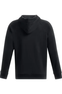 Felpa Nera Con Cappuccio Under Armour Rival Fleece Hoodie