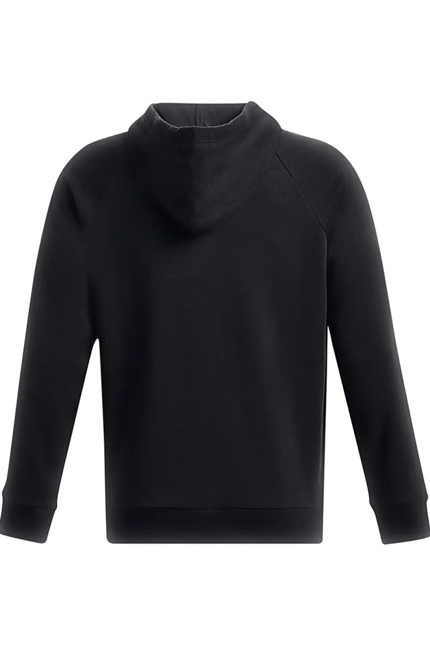 Felpa Nera Con Cappuccio Under Armour Rival Fleece Hoodie