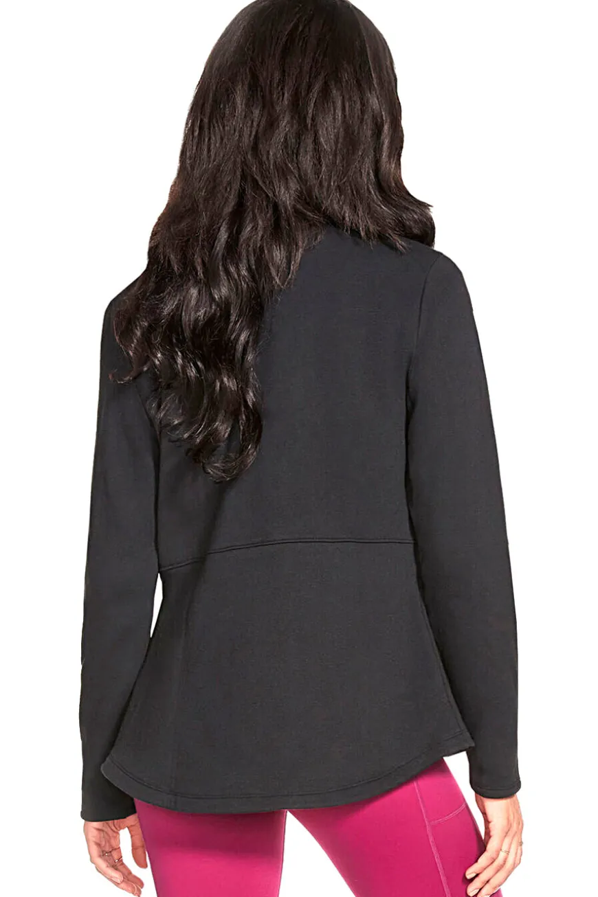 Felpa Nera Con Cerniera SKECHERS GO SNUGGLE Jacket