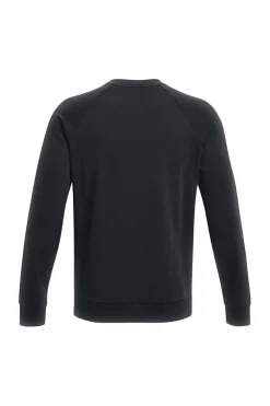 Felpa Nera Girocollo Under Armour Rival Fleece Crew