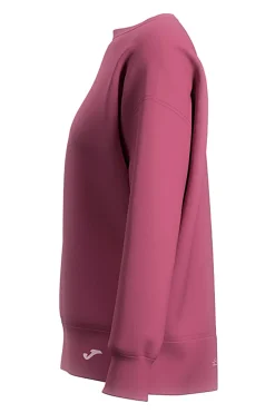 Felpa rosa crop con maniche raglan e stampa gommata Joma Breath Sweatshirt