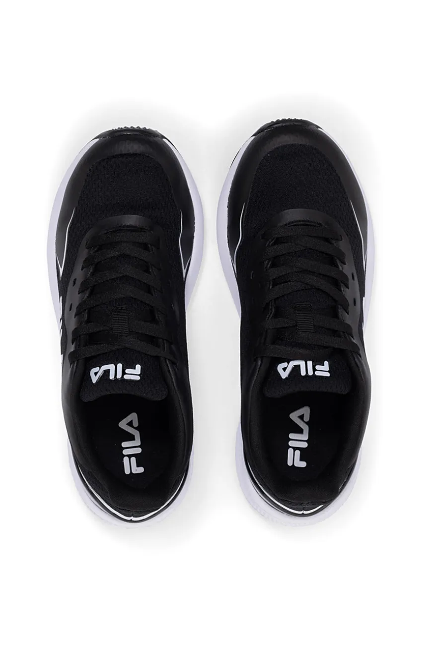 Fila CRUSHER – Schwarze, atmungsaktive Sneakers mit Laufsohle für Teenager