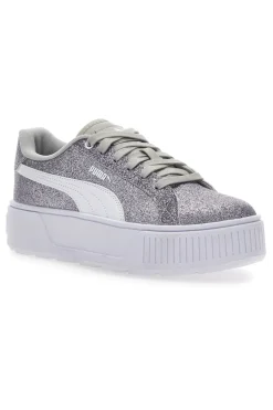 Flatform Karmen Glitz Silver Glitter Sneakers