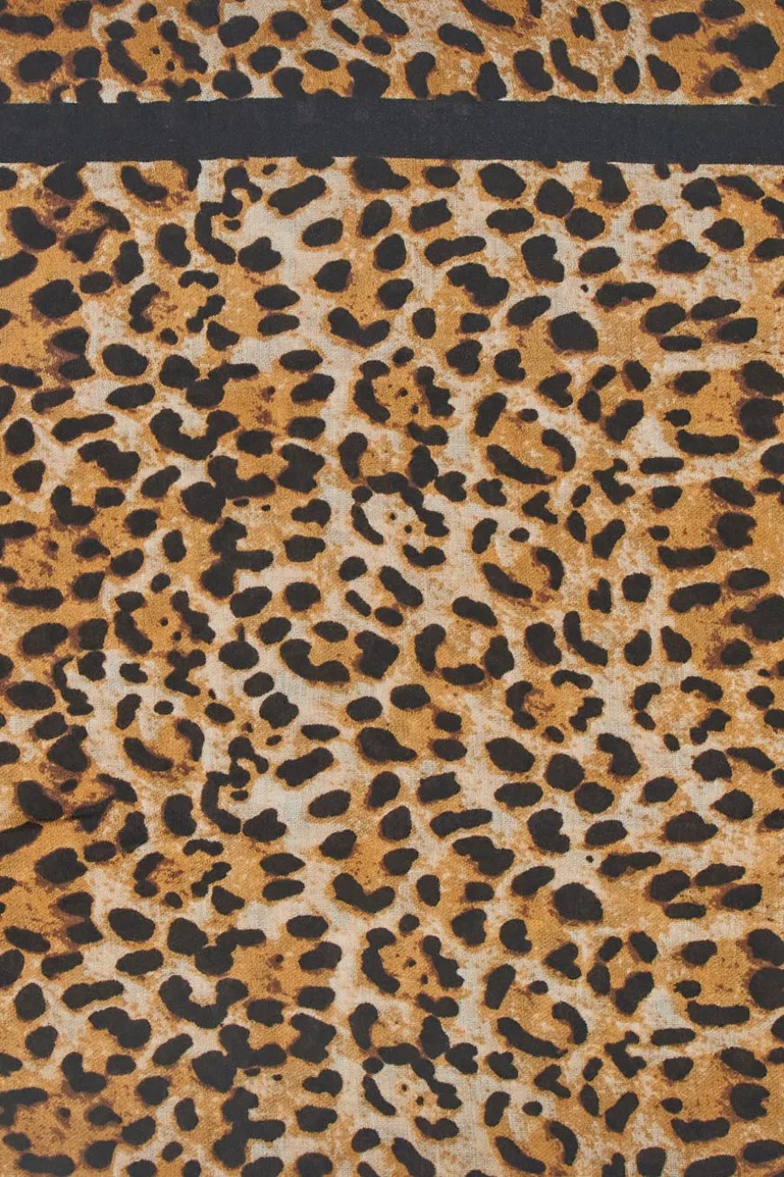 Foulard animalier con banda centrale nera Laura Biagiotti LB25W217-20