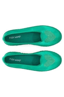Friulane Verdi con strass Pushy Wamp 210862