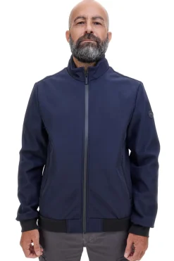 Giubbino blu con zip e polsini elasticizzati Sevenoaks 21