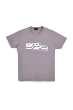 Graues T-Shirt mit Logodruck Abarth AH24SS102