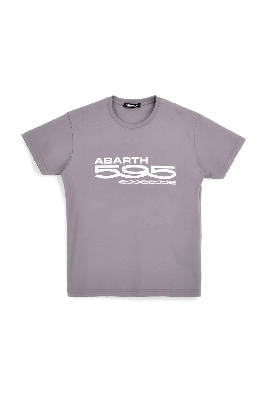 Graues T-Shirt mit Logodruck Abarth AH24SS102