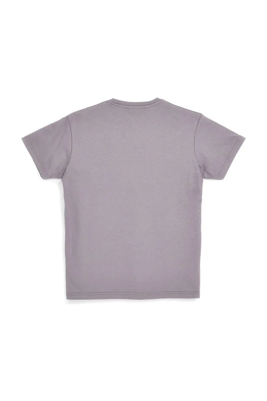 Graues T-Shirt mit Logodruck Abarth AH24SS102