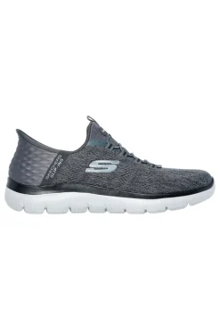 Graue vegane Sneakers Skechers Hands Free Slip-Ins: Summits – Key Pace