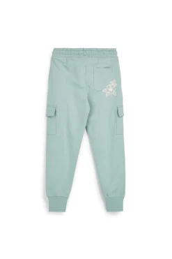 Grüne Hose mit Cargotaschen Pitt Kinder PT-G-F-9005