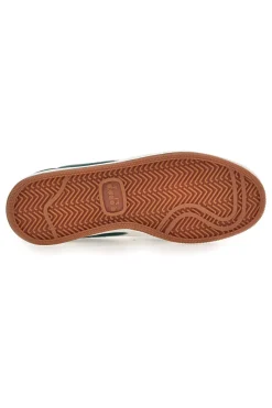 Grüne Wildleder-Sneaker mit seitlichem Diadora Kick-Logo