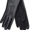 Guanti neri eleganti effetto pelle touch screen Biagiotti LB25W910-20