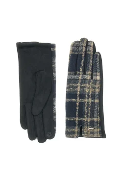 Guanti Tartan Neri Gianmarco Venturi 62960