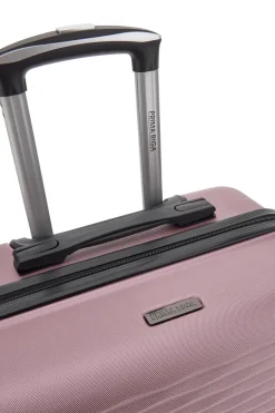 Harter rosa Kabinenkoffer mit drehbaren Rollen Prima riga PR166/P