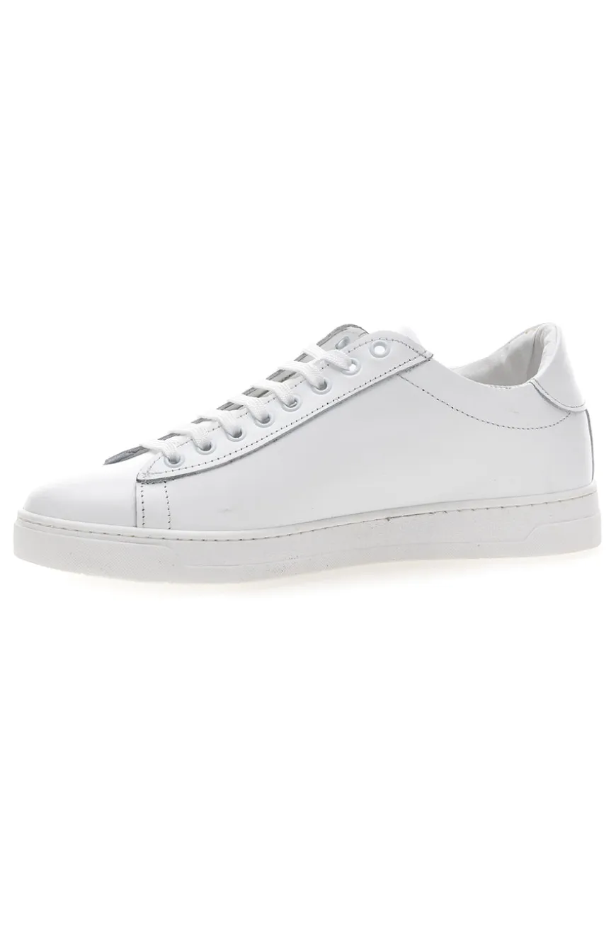 Herren Leder Turnschuhe weiß Ptr 2999