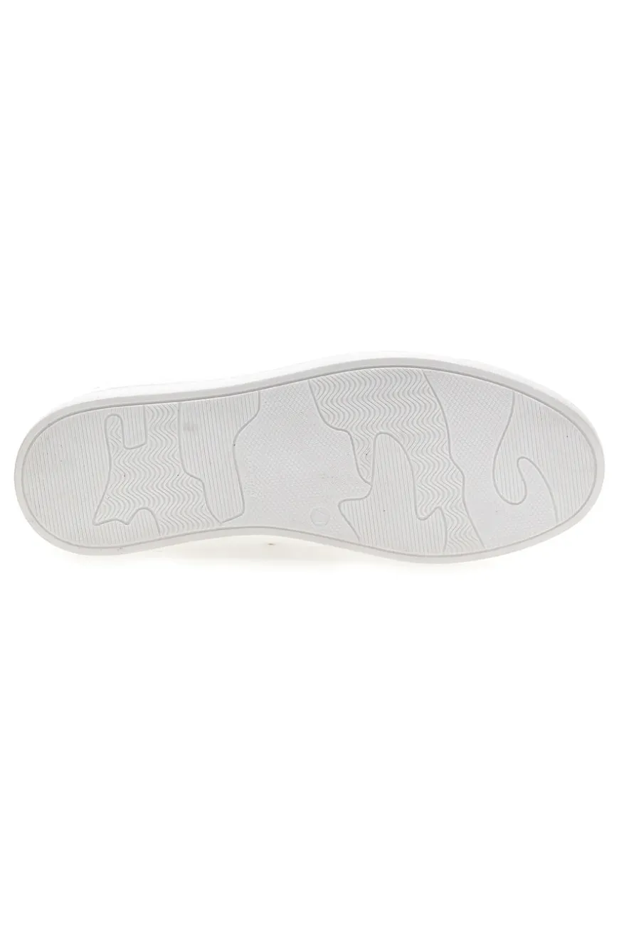 Herren Leder Turnschuhe weiß Ptr 2999