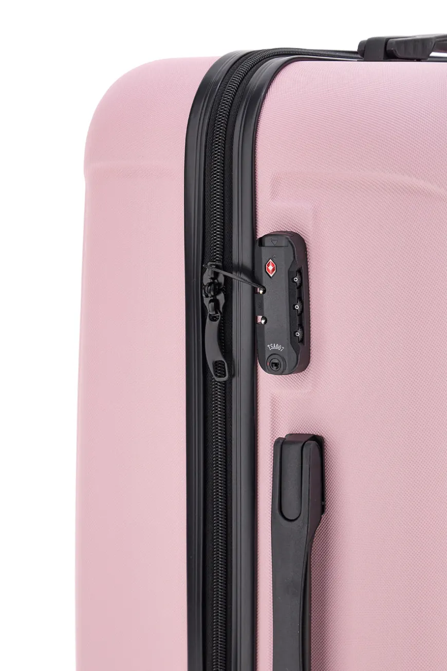 Indigenous Metropolitan 139/G Pink Hartschalen-Trolley mit TSA-Schloss