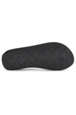 Infradito nera con dettaglio animalier Superga S24T203