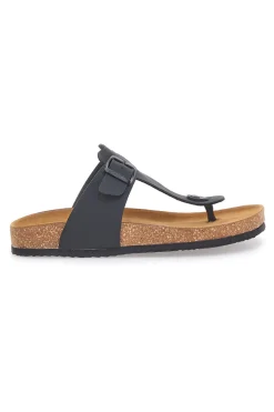 Infradito Nere con Fibbia Regolabile Made in Italy Superga S31U172