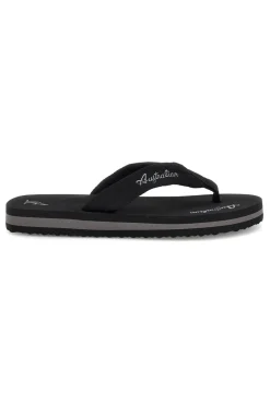 Infradito nere con scritta grigia Australian AU24M409