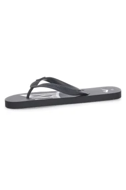 Infradito nere con stampa logo bianco EVERLAST EV010