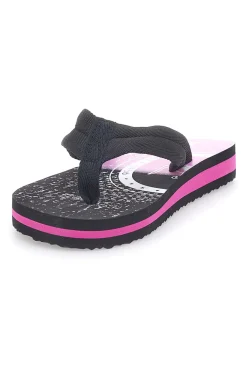 Infradito nere e fucsia con stampa grafica da donna Australian AU24W408