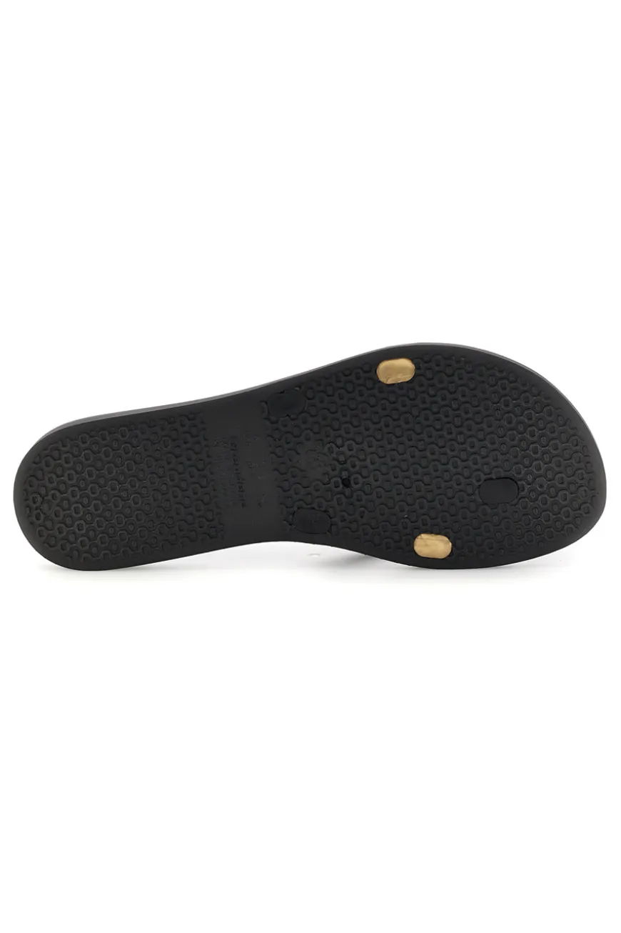 Infradito Nero Fascia Metallizzata Ipanema IP81805