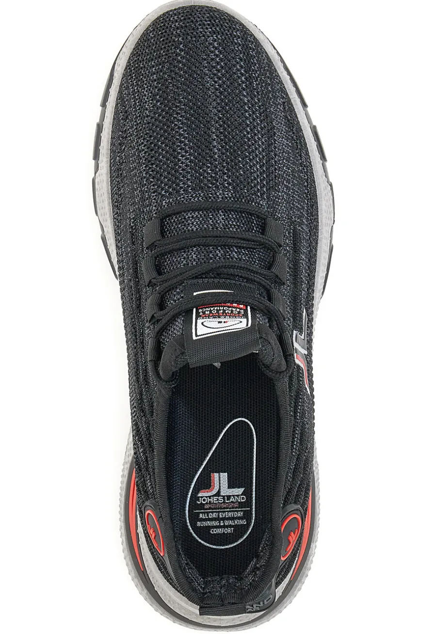 Johes Land Laufschuhe 214001 Schwarz