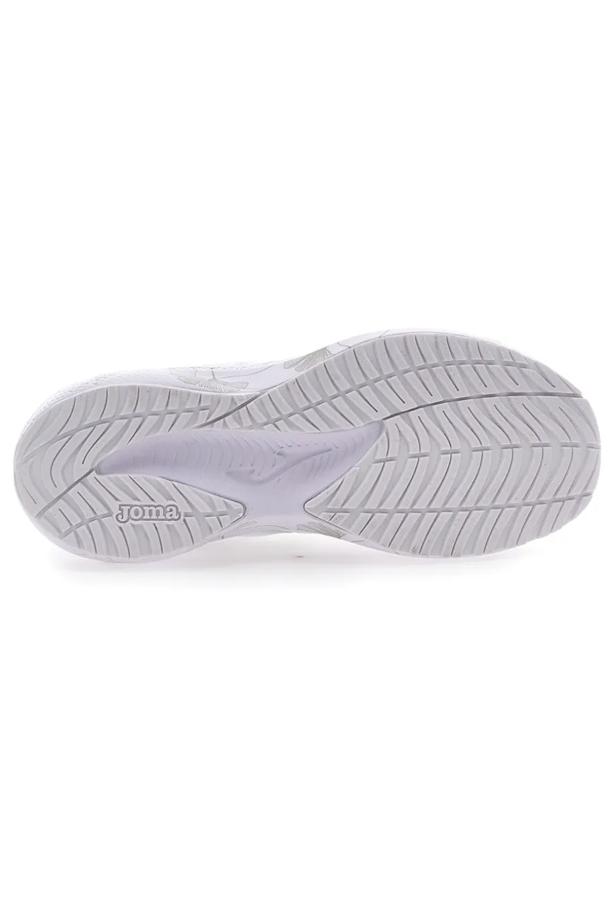 Joma Elite Lady 2402 Weiße Sport-Sneaker für Damen