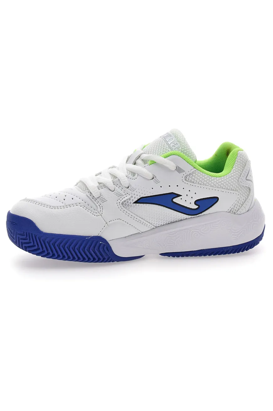 Joma MASTER 1000 JR 2502 Weiße und blaue Padelschuhe