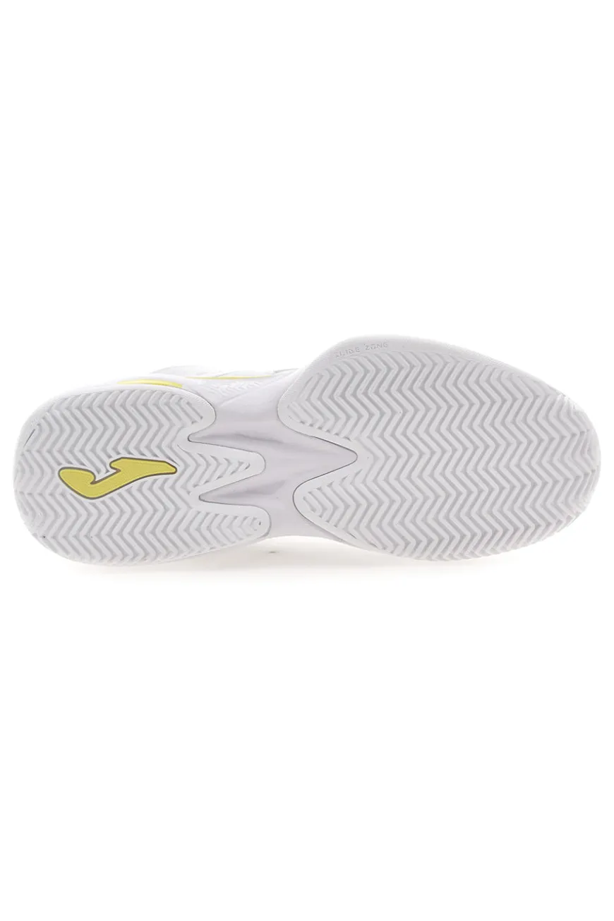 Joma MASTER 1000 LADY 2502 weiße Sportschuhe mit gelben Details