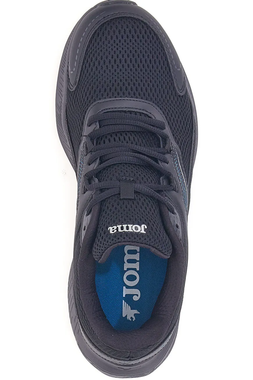 Joma Vitaly Men 2531 Schwarze Laufschuhe mit blauen Details