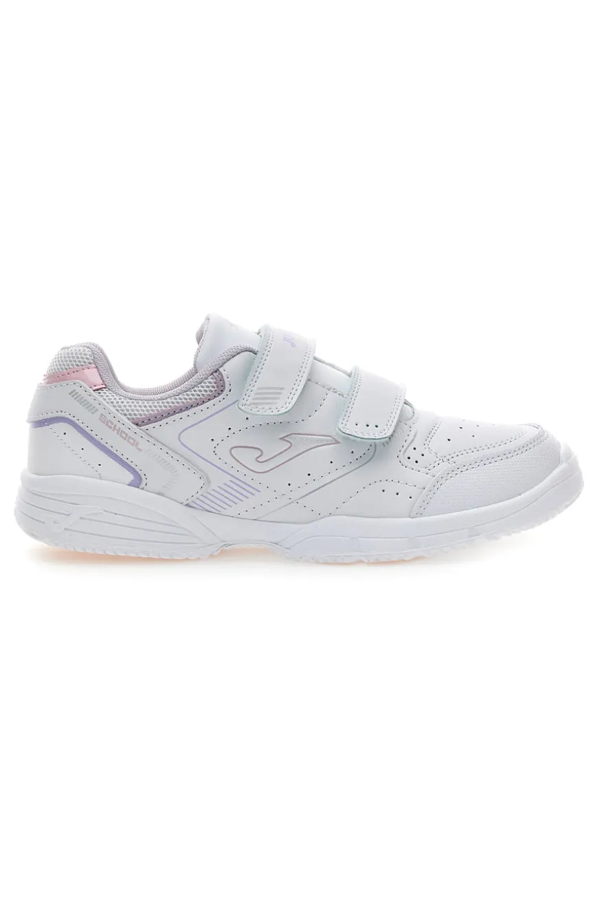 Joma W.School JR 2519 Weiße Turnschuhe mit Klettverschluss