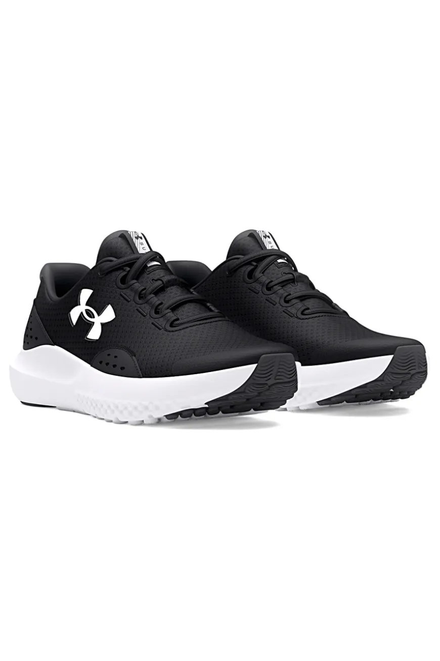 Jungen schwarz Mesh Turnschuhe Under Armour BGS Surge 4