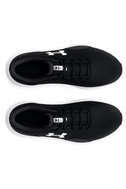 Jungen schwarz Mesh Turnschuhe Under Armour BGS Surge 4