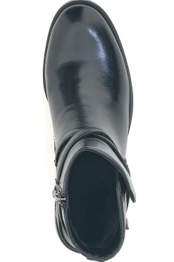Laura Biagiotti 9285 Schwarze Stiefeletten mit seitlicher Schnalle