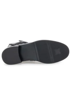 Laura Biagiotti 9285 Schwarze Stiefeletten mit seitlicher Schnalle