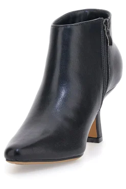 Le Havre Paris 7001 schwarze Stiefeletten mit dünnem Absatz