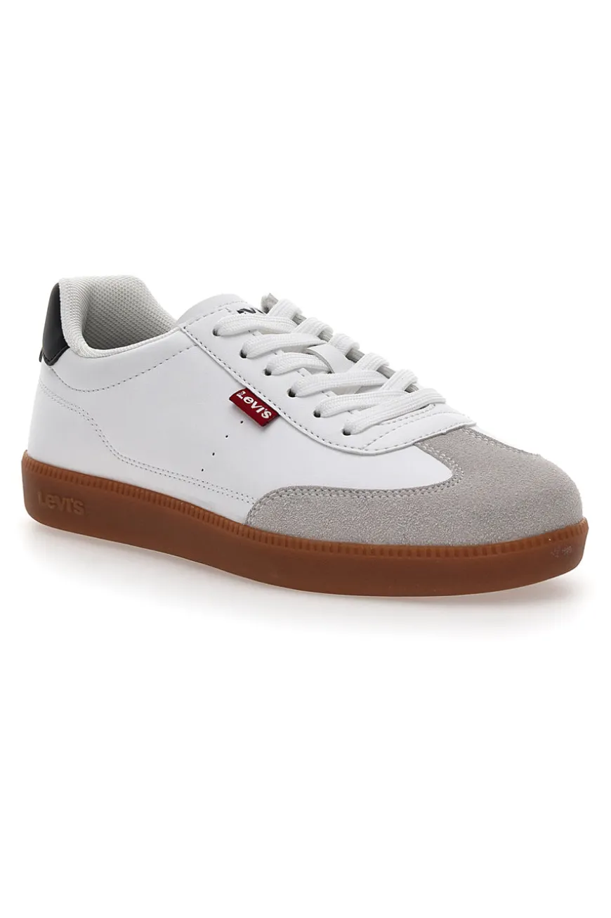 LEVI'S JACKSON weiße Turnschuhe mit Schnürsenkeln