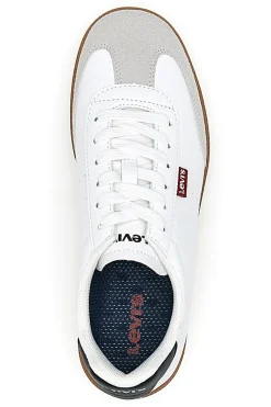 LEVI'S JACKSON weiße Turnschuhe mit Schnürsenkeln