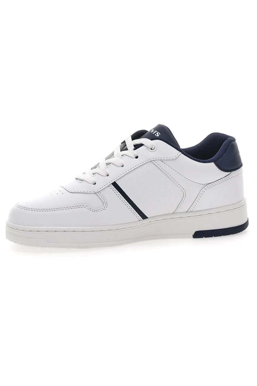 Levi's – Kick SE – Sneaker in Weiß und Marineblau
