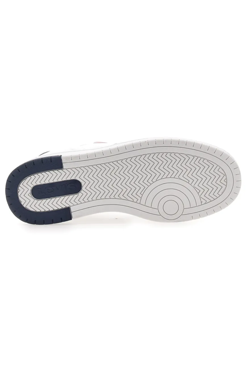 Levi's – Kick SE – Sneaker in Weiß und Marineblau