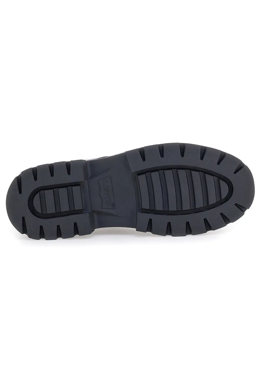Levi's VPHR0002S schwarze Stiefeletten mit Profilsohle und seitlichem Reißverschluss