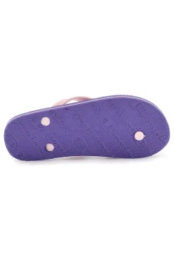 Lila Flip-Flops mit rosa Riemen Champion Big classic evo ii