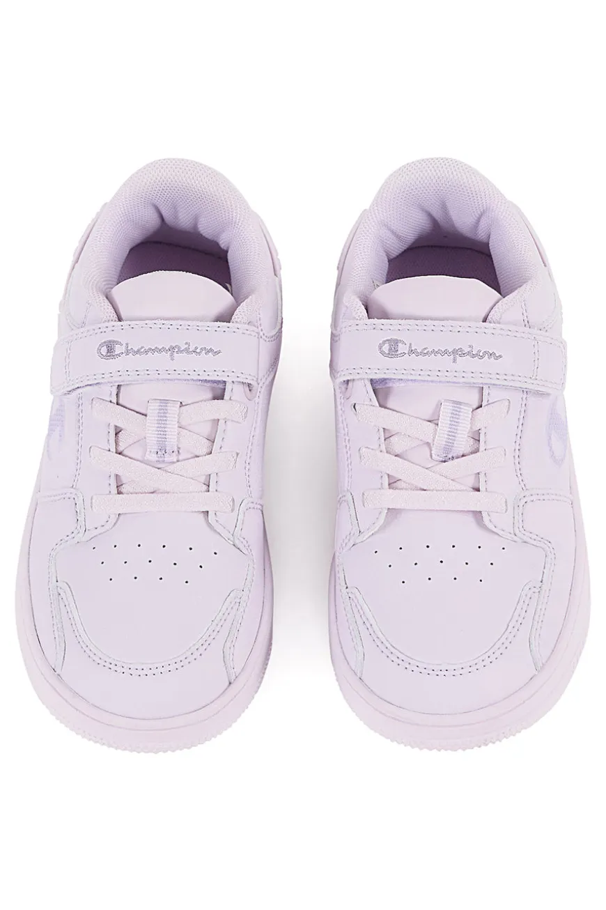 Lila Turnschuhe mit Klettverschluss und Riss CHAMPION RD18 2 LOW G PS