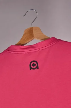 Maglia a Maniche Corte Nera e Fuxia Made in Italy Boardman Alpha 2