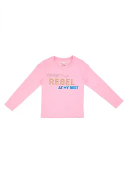Maglietta a Maniche Lunghe Grazie Mamma 04053 Rosa